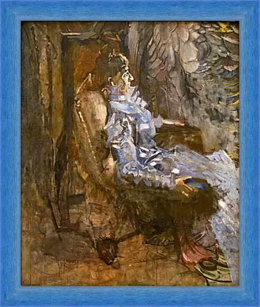 Картина в раме - A Lady in Lilac. Врубель Михаил Картина в раме - A Lady in Lilac. Врубель Михаил
