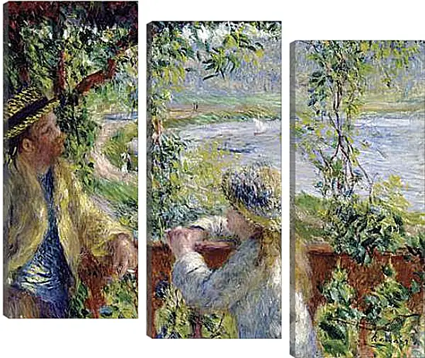 Модульная картина - Near the Lake. Пьер Огюст Ренуар Модульная картина - Near the Lake. Пьер Огюст Ренуар