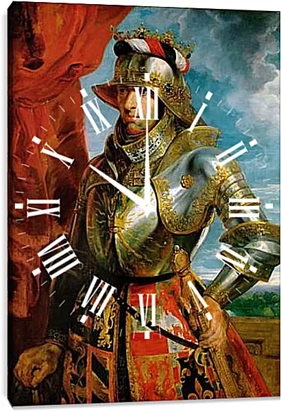 Часы картина - Максимилиан I, император священной римской республики. Питер Пауль Рубенс Часы картина - Максимилиан I, император священной римской республики. Питер Пауль Рубенс