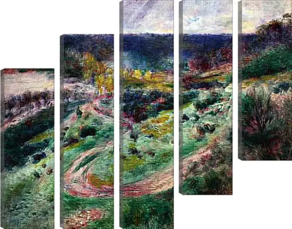 Модульная картина - Landscape at Wargemont. Пьер Огюст Ренуар Модульная картина - Landscape at Wargemont. Пьер Огюст Ренуар