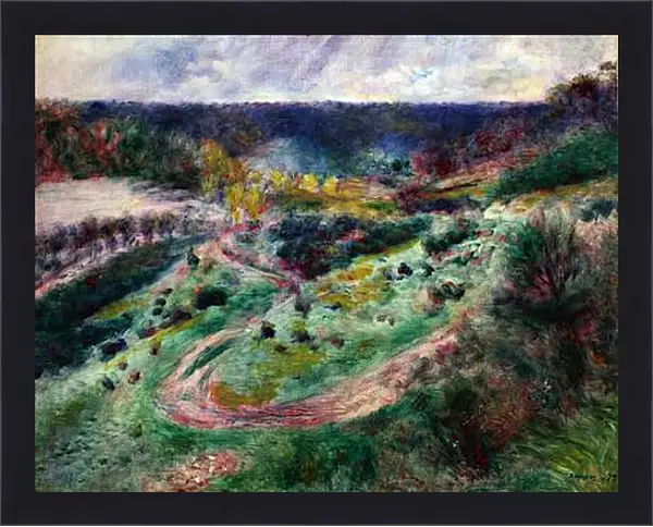 Картина в раме - Landscape at Wargemont. Пьер Огюст Ренуар Картина в раме - Landscape at Wargemont. Пьер Огюст Ренуар