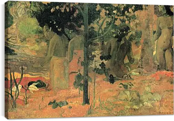 Постер на подрамнике - The Bathers. Поль Гоген Постер на подрамнике - The Bathers. Поль Гоген