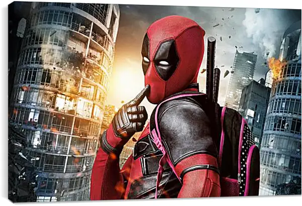 Постер на подрамнике - Deadpool Постер на подрамнике - Deadpool