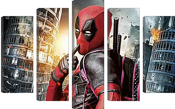 Модульная картина - Deadpool Модульная картина - Deadpool