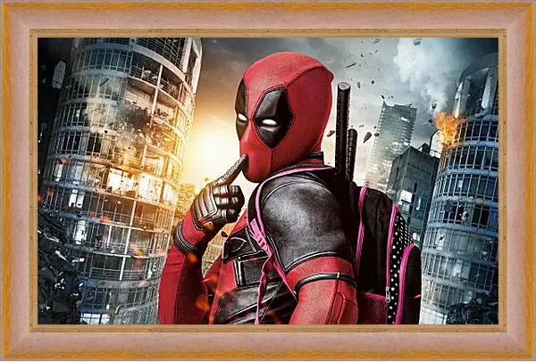Картина в раме - Deadpool Картина в раме - Deadpool