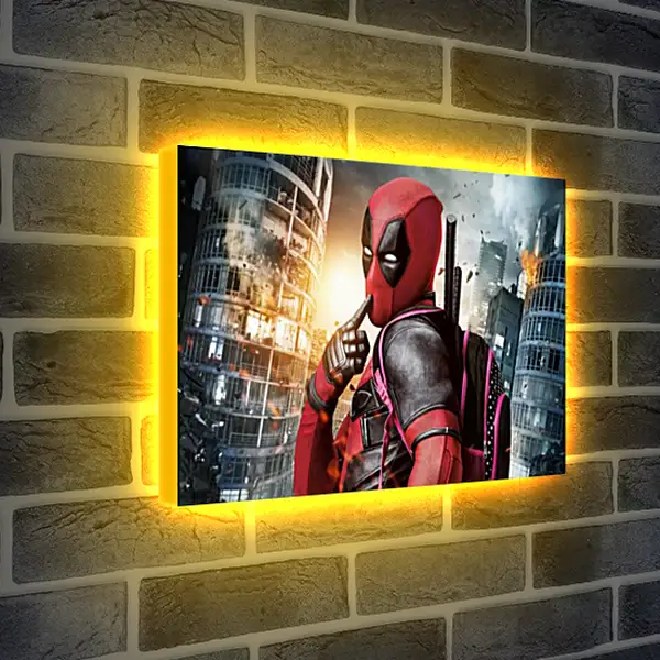 Лайтбокс световая панель - Deadpool Лайтбокс световая панель - Deadpool