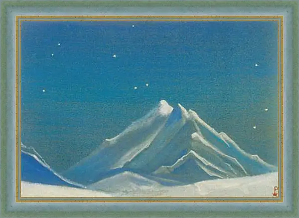 Картина в раме - Ночь. Рерих Николай Картина в раме - Ночь. Рерих Николай