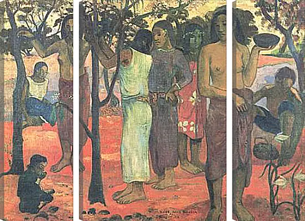 Модульная картина - Herrliche Tage (Nave nave mahana). Поль Гоген Модульная картина - Herrliche Tage (Nave nave mahana). Поль Гоген