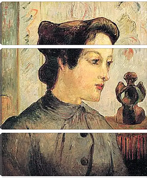 Модульная картина - La femme au chignon Модульная картина - La femme au chignon