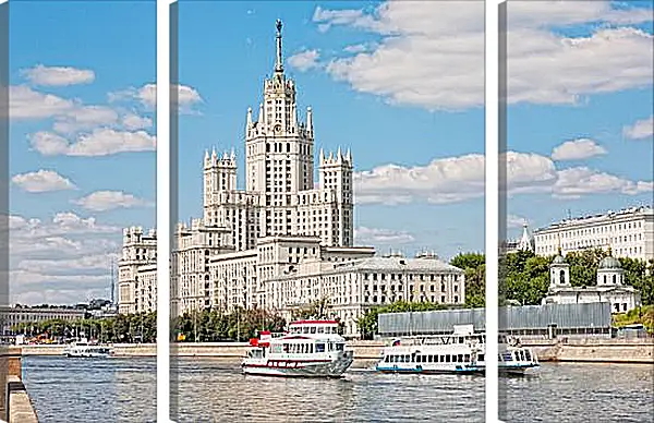 Модульная картина - Котельнеческая набережная Модульная картина - Котельнеческая набережная