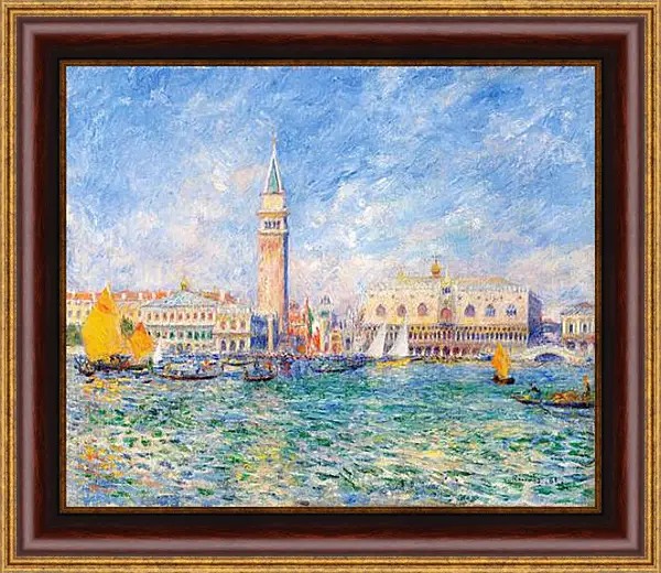 Картина в раме - The Doges Palace, Venice. Пьер Огюст Ренуар Картина в раме - The Doges Palace, Venice. Пьер Огюст Ренуар