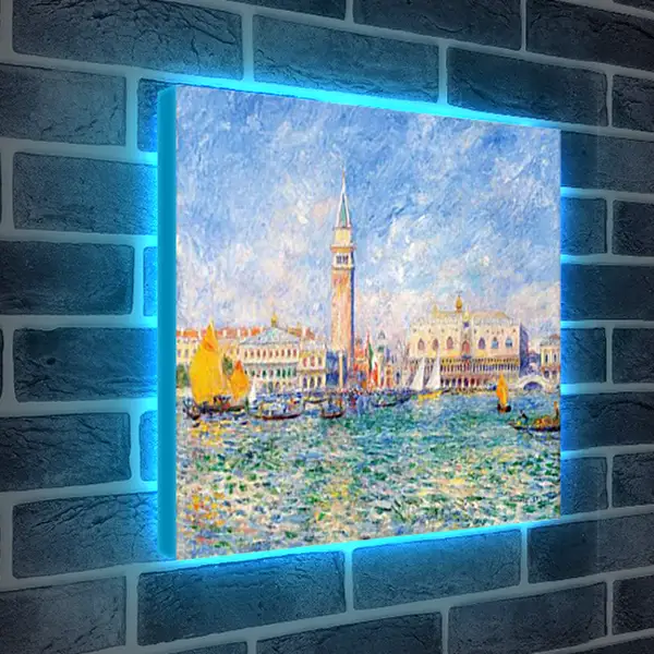 Лайтбокс световая панель - The Doges Palace, Venice. Пьер Огюст Ренуар Лайтбокс световая панель - The Doges Palace, Venice. Пьер Огюст Ренуар