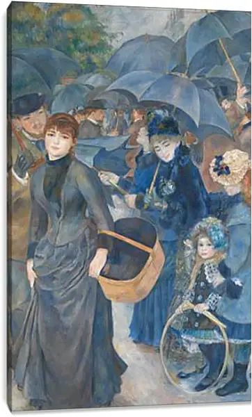 Постер на подрамнике - The Umbrellas. Пьер Огюст Ренуар Постер на подрамнике - The Umbrellas. Пьер Огюст Ренуар