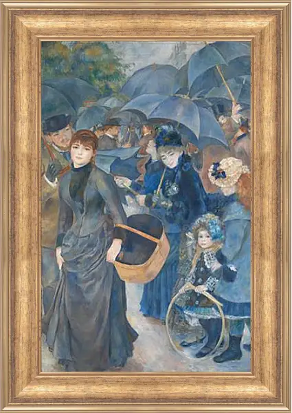 Картина в раме - The Umbrellas. Пьер Огюст Ренуар Картина в раме - The Umbrellas. Пьер Огюст Ренуар