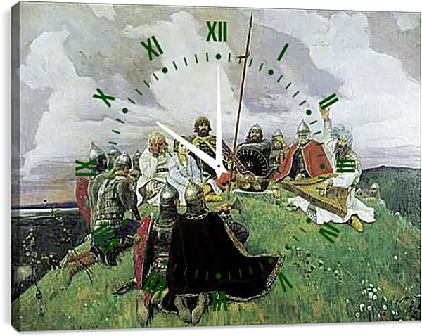 Часы картина - Баян. Виктор Васнецов Часы картина - Баян. Виктор Васнецов