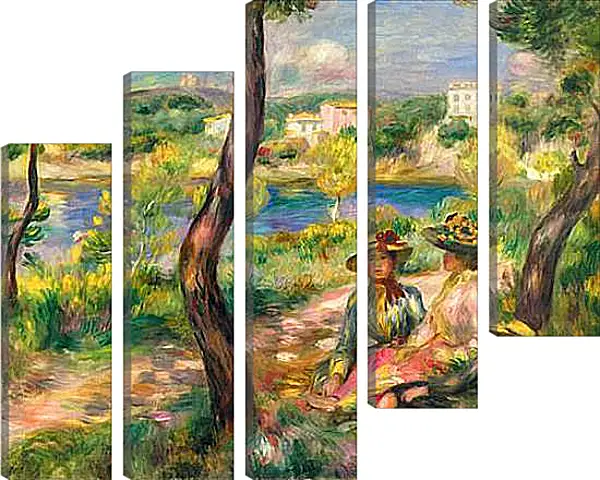 Модульная картина - Beaulieu, Women and Little Boy Модульная картина - Beaulieu, Women and Little Boy