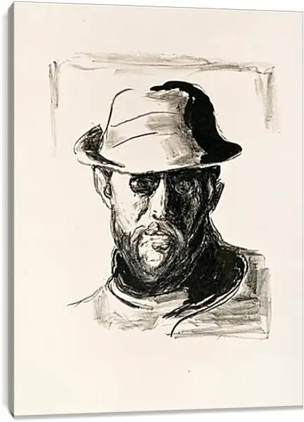 Постер на подрамнике - PORTRAIT OF HANS JAEGER. Эдвард Мун Постер на подрамнике - PORTRAIT OF HANS JAEGER. Эдвард Мун
