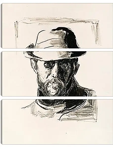 Модульная картина - PORTRAIT OF HANS JAEGER. Эдвард Мун Модульная картина - PORTRAIT OF HANS JAEGER. Эдвард Мун