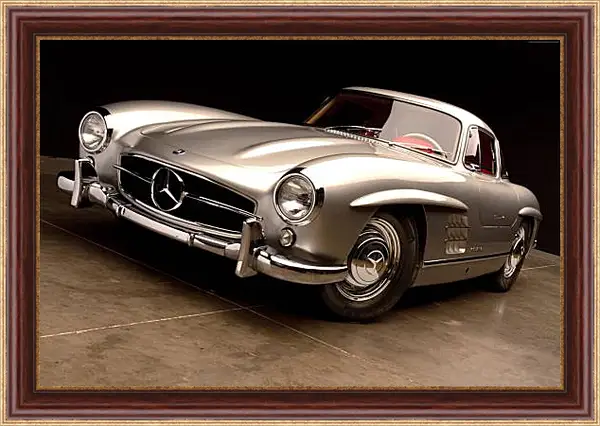 Картина в раме - Mercedes Benz 300sl Картина в раме - Mercedes Benz 300sl