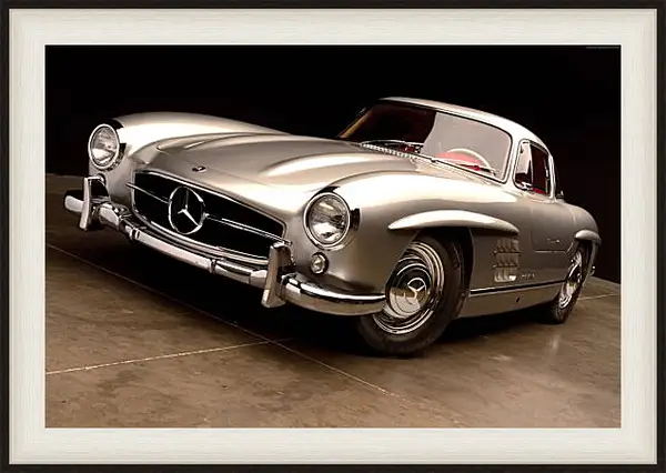 Картина в раме - Mercedes Benz 300sl Картина в раме - Mercedes Benz 300sl