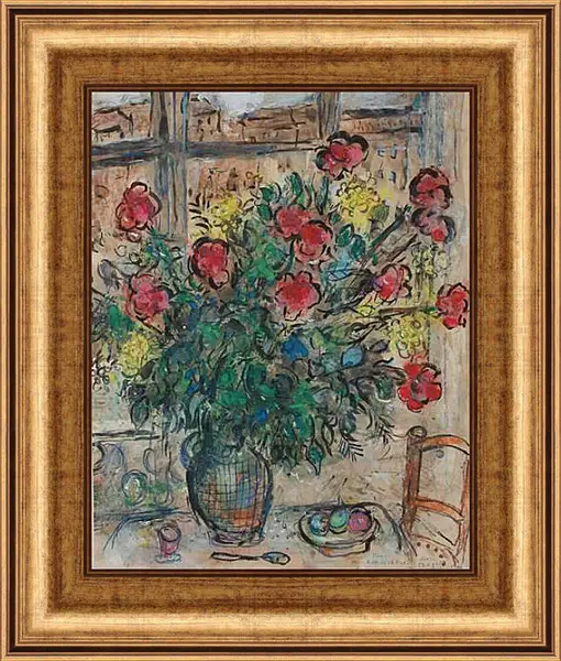 Картина в раме - LE BOUQUET DEVANT LA FENETRE Картина в раме - LE BOUQUET DEVANT LA FENETRE