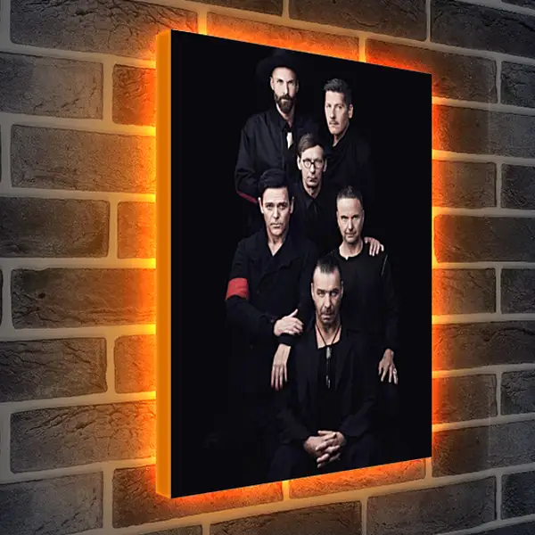 Лайтбокс световая панель - Rammstein Лайтбокс световая панель - Rammstein