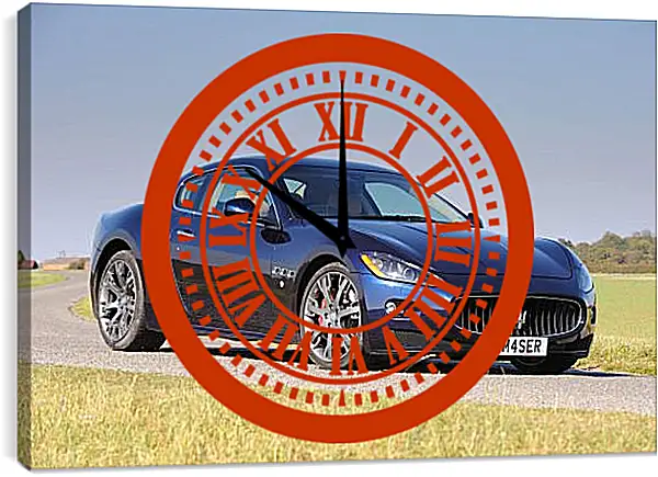 Часы картина - Maserati Часы картина - Maserati