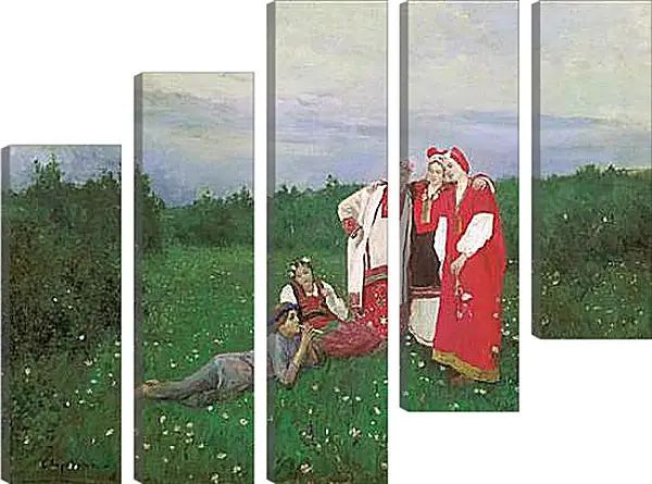 Модульная картина - Северная идиллия. Коровин Константин Модульная картина - Северная идиллия. Коровин Константин