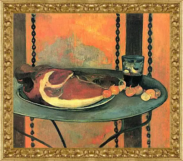 Картина в раме - Le jambon. Поль Гоген Картина в раме - Le jambon. Поль Гоген