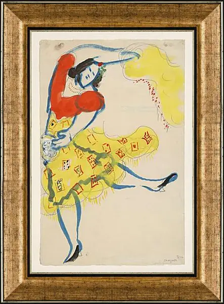 Картина в раме - Gypsy, costume design for Aleko Картина в раме - Gypsy, costume design for Aleko