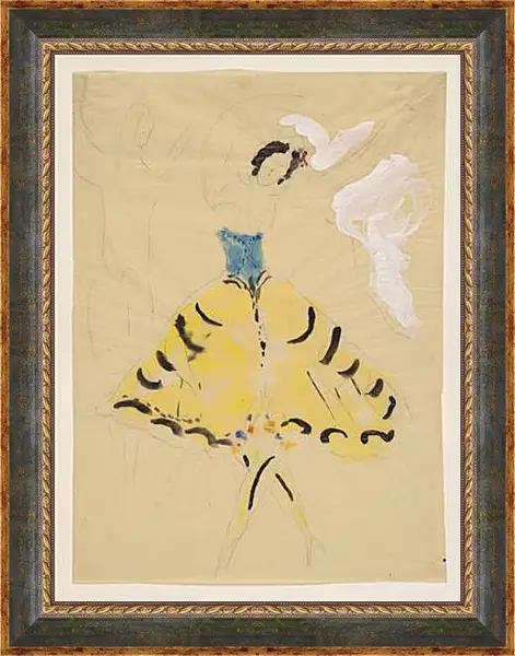 Картина в раме - Zemphira, costume design for Aleko (2) Картина в раме - Zemphira, costume design for Aleko (2)