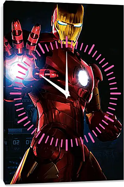 Часы картина - Iron Man Часы картина - Iron Man