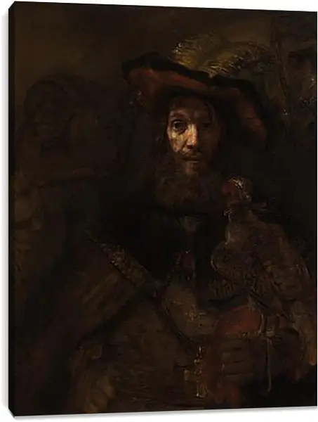 Постер на подрамнике - Portrait_of_Aechje_Claesdr. Рембрандт Постер на подрамнике - Portrait_of_Aechje_Claesdr. Рембрандт