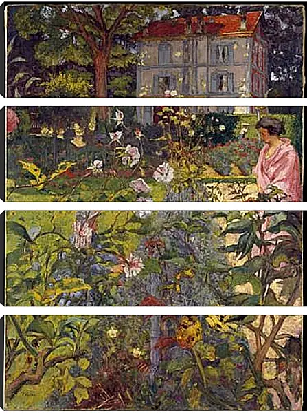 Модульная картина - Garden at Vaucresson. Эдуар Вюйар Модульная картина - Garden at Vaucresson. Эдуар Вюйар