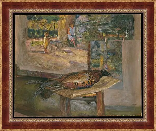 Картина в раме - Interior with Paintings and a Pheasant. Эдуар Вюйар Картина в раме - Interior with Paintings and a Pheasant. Эдуар Вюйар