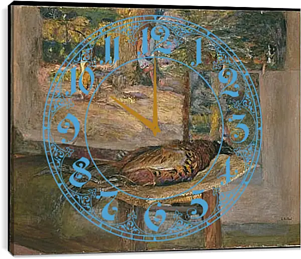 Часы картина - Interior with Paintings and a Pheasant. Эдуар Вюйар Часы картина - Interior with Paintings and a Pheasant. Эдуар Вюйар