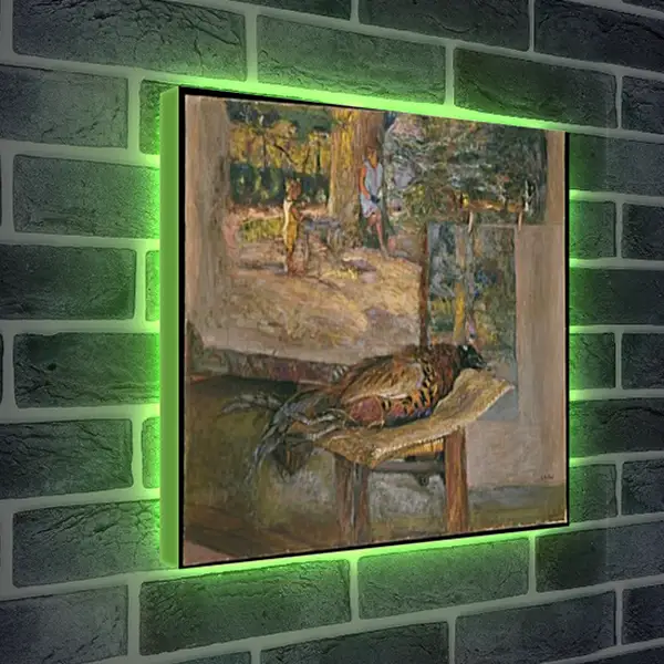 Лайтбокс световая панель - Interior with Paintings and a Pheasant. Эдуар Вюйар Лайтбокс световая панель - Interior with Paintings and a Pheasant. Эдуар Вюйар