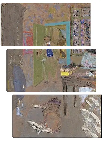 Модульная картина - Interior at Saint-Jacut. Эдуар Вюйар Модульная картина - Interior at Saint-Jacut. Эдуар Вюйар