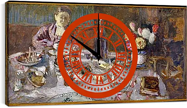 Часы картина - Luncheon. Эдуар Вюйар Часы картина - Luncheon. Эдуар Вюйар