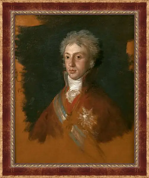 Картина в раме - Portrait of Luis de Etruria. Франсиско Гойя Картина в раме - Portrait of Luis de Etruria. Франсиско Гойя