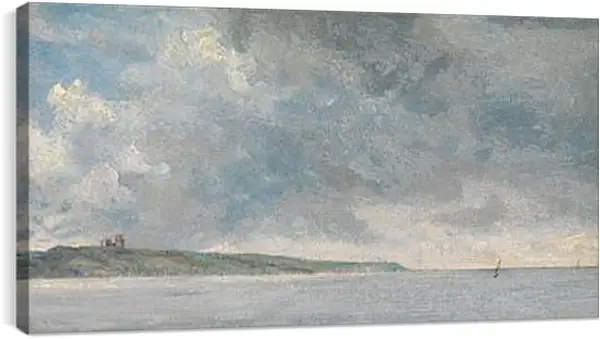 Постер на подрамнике - Coastal Scene with Cliffs. Джон Констебл Постер на подрамнике - Coastal Scene with Cliffs. Джон Констебл