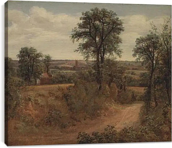Постер на подрамнике - Lane near Dedham. Джон Констебл Постер на подрамнике - Lane near Dedham. Джон Констебл