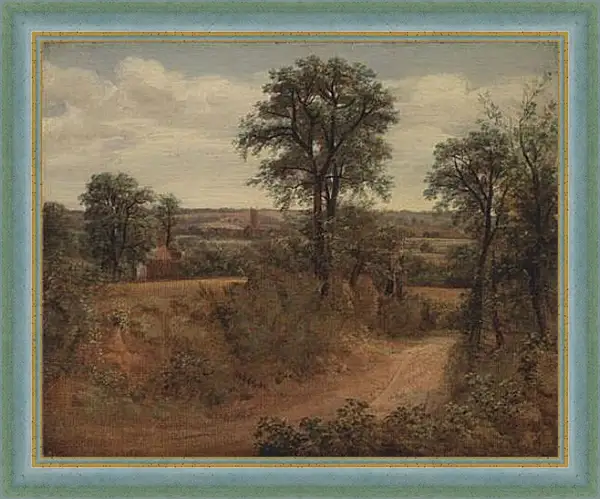 Картина в раме - Lane near Dedham. Джон Констебл Картина в раме - Lane near Dedham. Джон Констебл