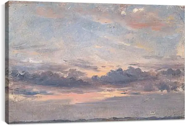 Постер на подрамнике - A Cloud Study Sunset. Джон Констебл Постер на подрамнике - A Cloud Study Sunset. Джон Констебл