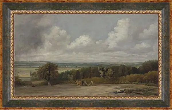 Картина в раме - Ploughing Scene in Suffolk. Джон Констебл Картина в раме - Ploughing Scene in Suffolk. Джон Констебл