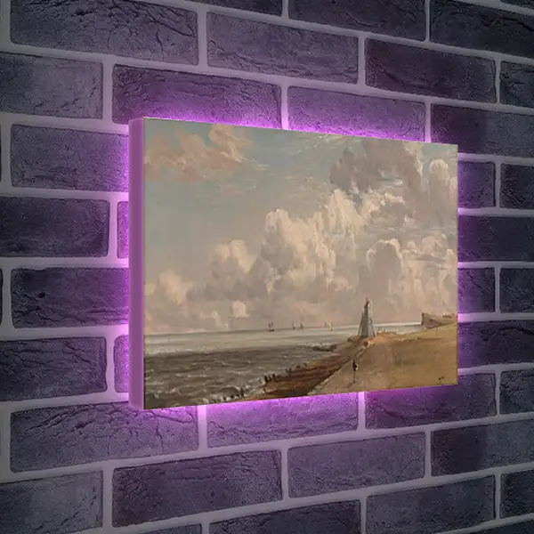 Лайтбокс световая панель - Harwich The Low Lighthouse and Beacon Hill. Джон Констебл Лайтбокс световая панель - Harwich The Low Lighthouse and Beacon Hill. Джон Констебл