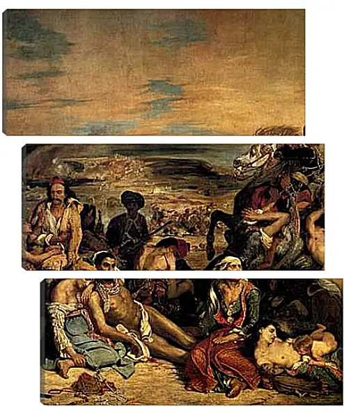 Модульная картина - The massacre at Chios. Эжен Делакруа Модульная картина - The massacre at Chios. Эжен Делакруа