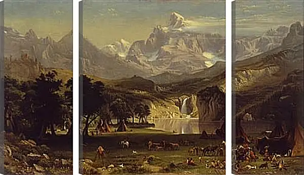 Модульная картина - The Rocky Mountains, Landers Peak. Альберт Бирштадт Модульная картина - The Rocky Mountains, Landers Peak. Альберт Бирштадт