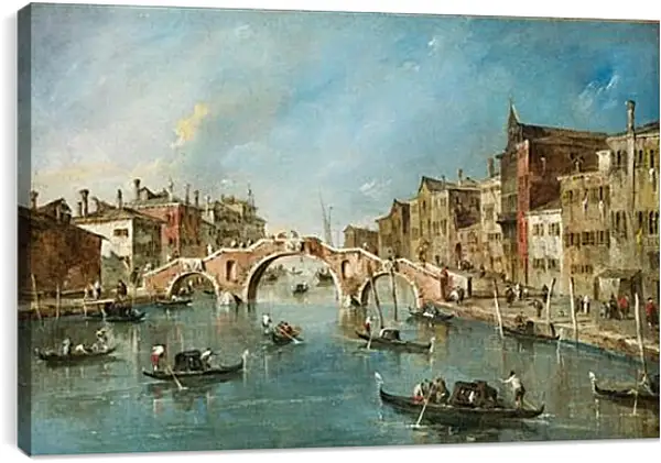 Постер на подрамнике - Venetian. Франческо Гварди Постер на подрамнике - Venetian. Франческо Гварди