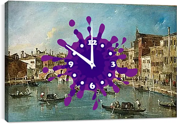 Часы картина - Venetian. Франческо Гварди Часы картина - Venetian. Франческо Гварди